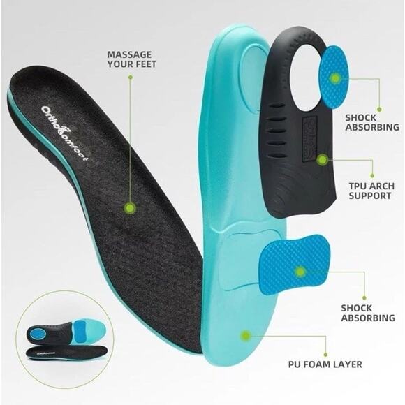 OrthoComfoot Mens 14 Orthopedic Walking Shoes Arch Support Slip-On Brown Loafers - Picture 4 of 7